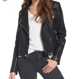 Blank NYC Faux Leather Moto Jacket